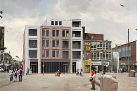 The revised plan is for a smaller building