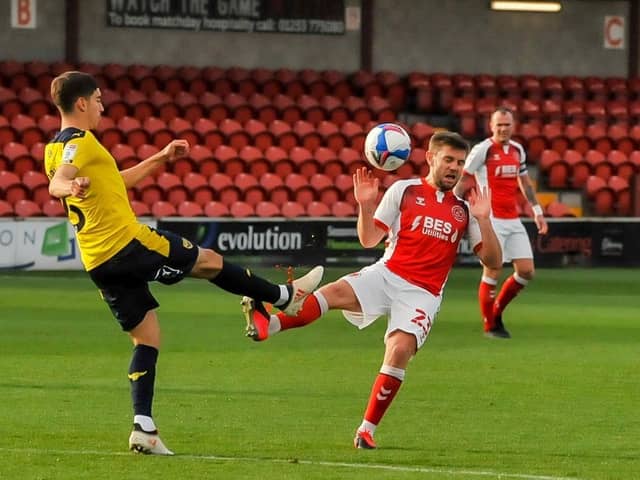 Fleetwood Town midfielder Sam Finley  Picture: Stephen Buckley/PRiME Media Images Limited