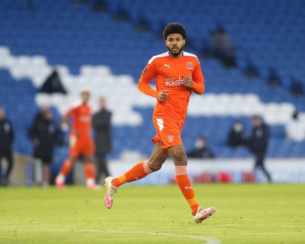 Simms made his professional debut at the Amex Stadium on Saturday