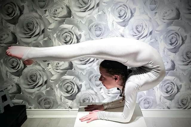 Lacey Dunne, 10, from Bispham has been mastering the art of contortion with actress and acrobat Pixie Le Knot