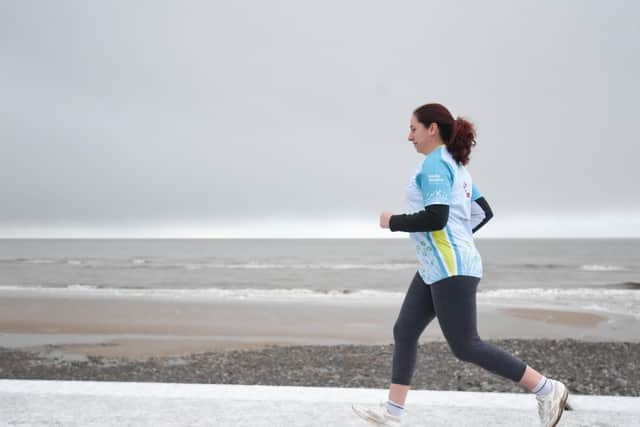 Rebecca has been following the Couch to 5K training programme in all weathers - even snow!