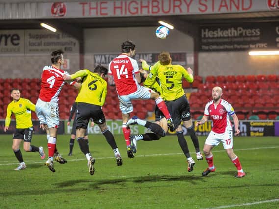Charlie Mulgrew climbs highest but Fleetwood could not get on top of Northampton