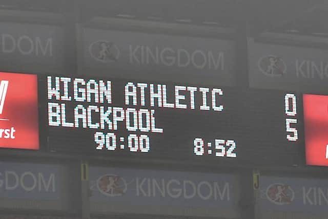 Blackpool hit FIVE on their league travels for the first time since 2011
