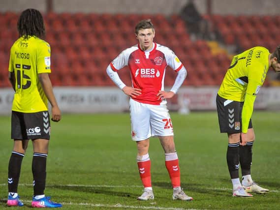The recalled Harvey Saunders went close against Northampton but Fleetwood's struggle for goals goes on