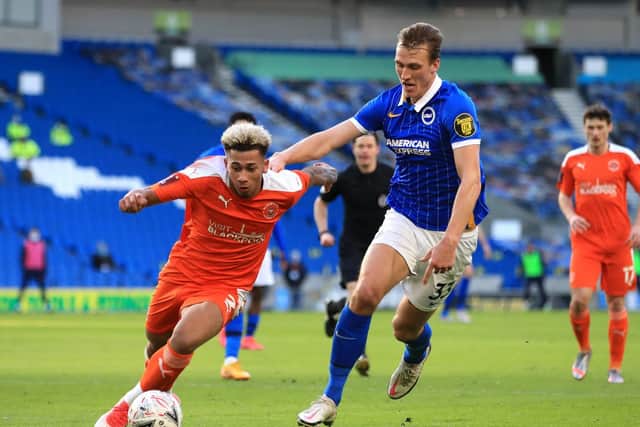 Jordan Gabriel has been outstanding in recent games for Blackpool