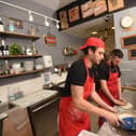 Inside Stefani's in Cedar Square