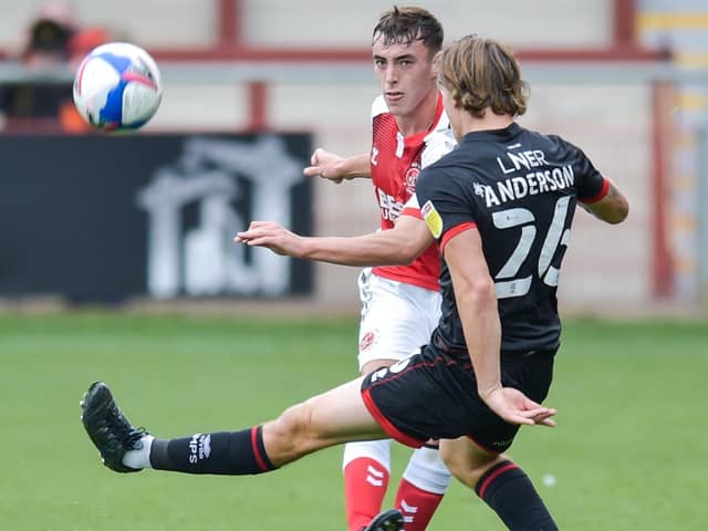 Fleetwood Town defender Harrison Holgate Picture: Matt Wilkinson/PRiME Media Images Limited