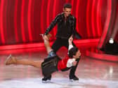 Joe Warren Plant with Vanessa Bauer Dancing On Ice class of 2021 ITV pictures