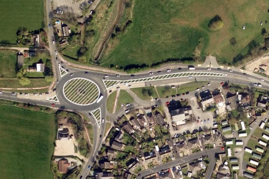 Skippool Bridge VIDEO: Builders move onto Skippool junction roundabout as construction ...