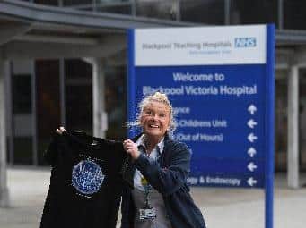 Yvonne Hurst is ready to start her Strictly NHS training