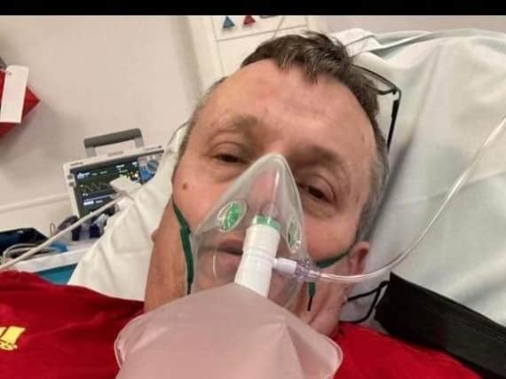 Dave Smith fought for his life in Blackpool Victoria Hospital after contracting Covid