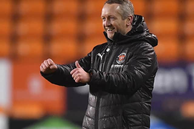 Blackpool head coach Neil Critchley is eyeing up a further three points tomorrow