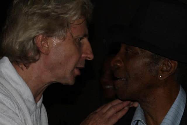 John Warren and singer Eugene Thomas