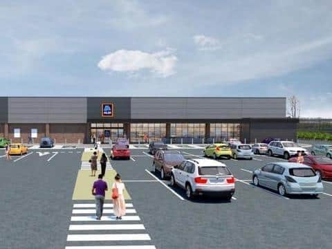 How the new Aldi in Bispham could look, according to documents. Photo: Blackpool Council