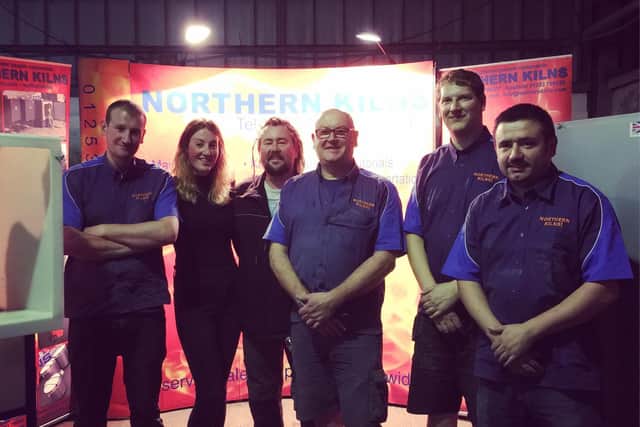 Jen Cross and the team from Northern Kilns of Pilling