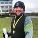 Callum Best put in the miles during January to raise funds