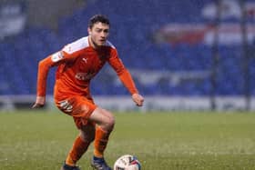 Embleton made his Blackpool debut at Portman Road on Saturday