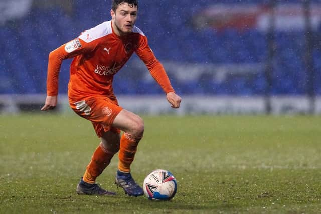 Embleton made his Blackpool debut at Portman Road on Saturday