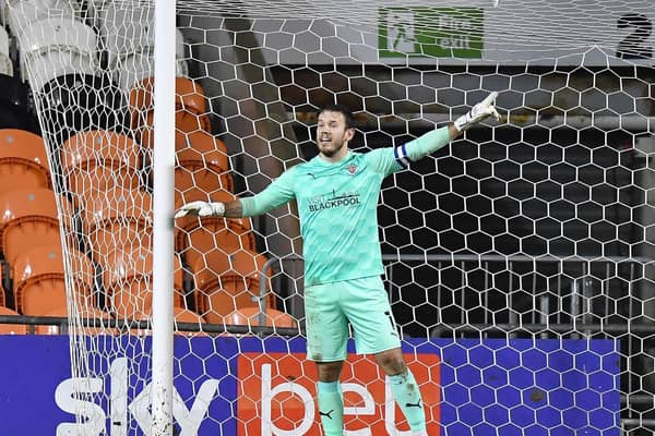 Goalkeeper Chris Maxwell has called on all at Blackpool FC to maintain a sense of perspective after Saturday's defeat