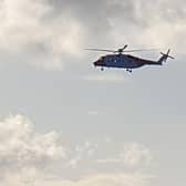 In addition to the rescue teams searching the coastline, HM Coastguard alerted its operations centre at Holyhead who diverted one of its helicopters from a training exercise to join the search