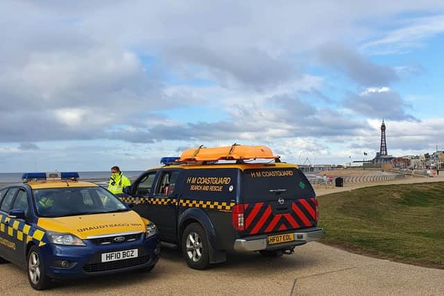 The 'Mayday' call was picked up by HM Coastguard in Holyhead, North Wales with a man claiming to be onboard a 15-metre vessel (49ft) on fire at the end of a pier in Blackpool