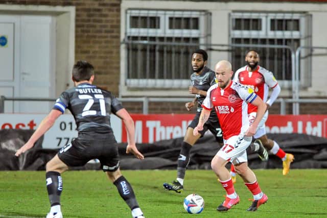 Paddy Madden became Fleetwood Town's record league goalscorer Picture: Stephen Buckley/PRiME Media Images Limited