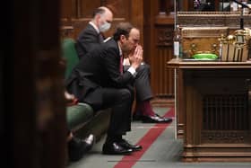 Health Secretary Matt Hancock updating MPs in the House of Commons, London, on the latest situation with the Coronavirus pandemic (UK Parliament/Jessica Taylor)