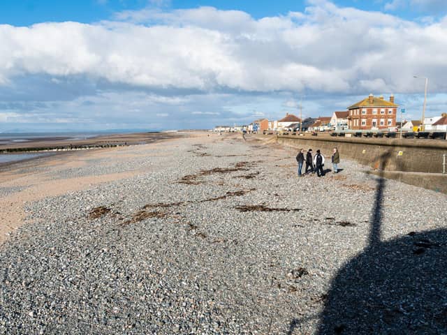 Wyre Council has submitted an application for its new beach management scheme, which will will cover an 883 metre length of sea defences between Café Cove on Cleveleys prom and the southern end of Rossall School grounds. Photo: Kelvin Stuttard/JPI Media