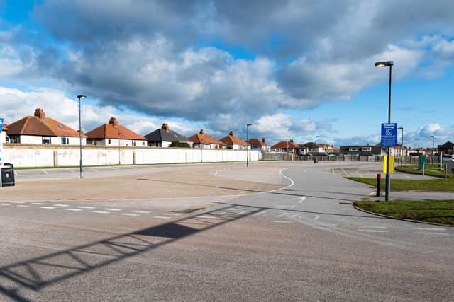 The car park at Jubilee Gardens in Cleveleys will be used for storage facilities during upcoming sea defence work, but Wyre Council said it would still open at weekends. Photo: Kelvin Stuttard/JPI Media