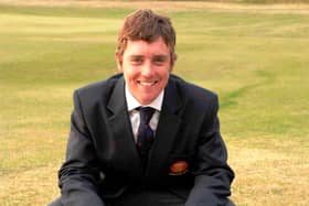 Not quite an eight-year-old Tommy Fleetwood in this picture, but still quite young!
