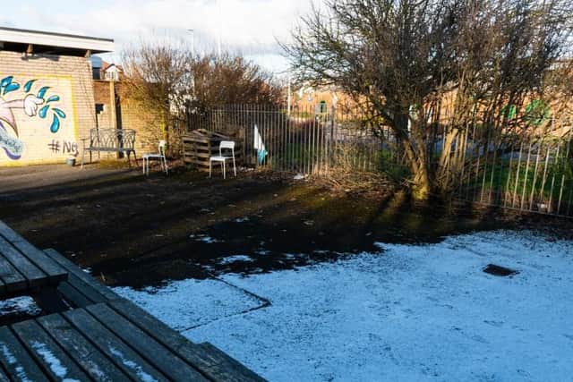 The plot of land where Elliot's Place will be built