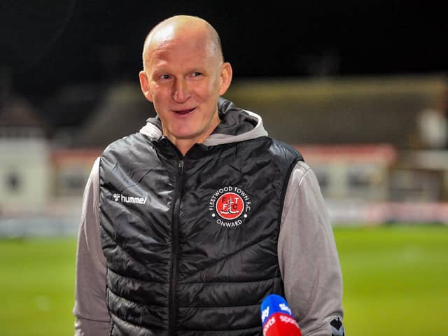 Fleetwood Town boss Simon Grayson Picture: Stephen Buckley/PRiME Media Images Limited