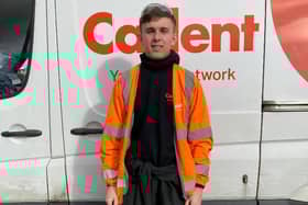 Oli Tribe who has started an apprenticeship at Cadent