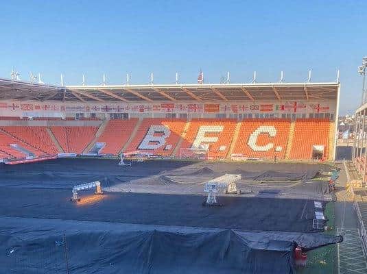 Picture courtesy of Blackpool FC