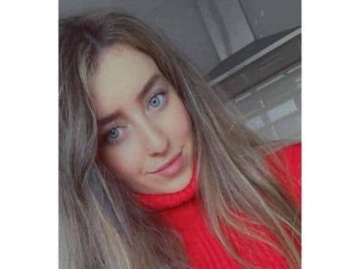 Katie Foulds (pictured) is described as around 5ft 5in tall, with long dark hair and blonde highlights. (Credit: Lancashire Police)