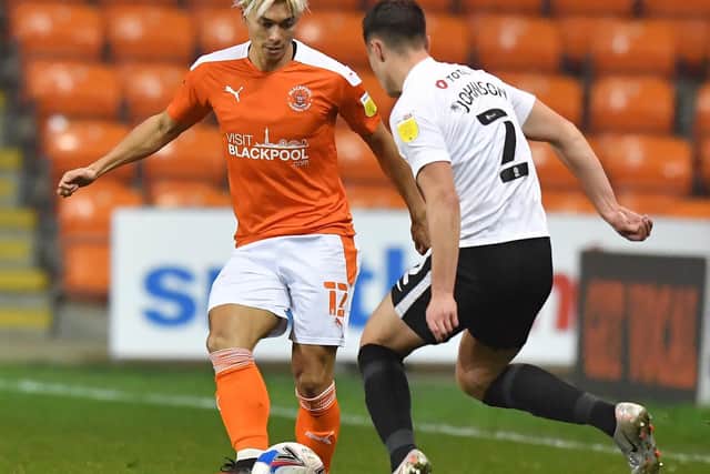 Blackpool defeated Portsmouth in the reverse fixture at Bloomfield Road