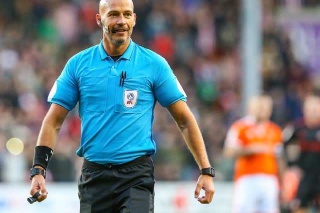 Referee Darren Drysdale found himself in the spotlight this week