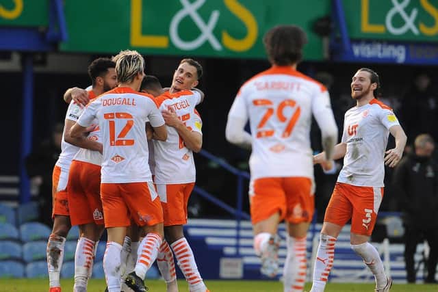 Jerry Yates celebrates his decisive late strike