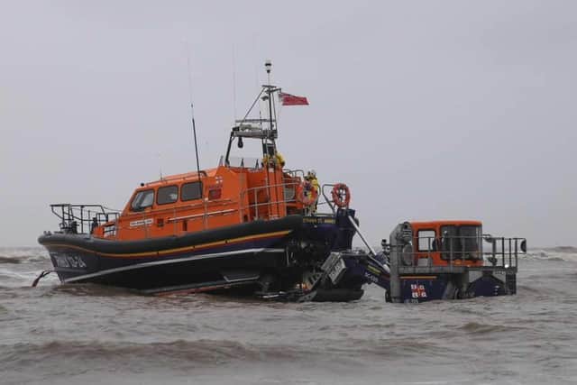 The Lytham St Annes all-weather lifeboat Barbara Anne