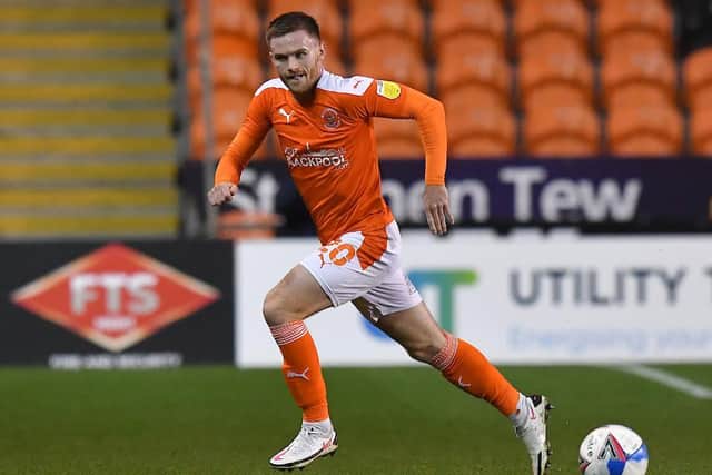 Turton hasn't started a game for Blackpool since mid-January