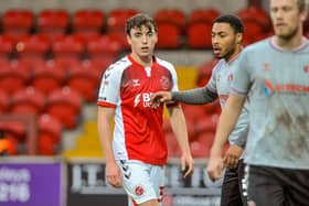 Harrison Holgate has played in all four Fleetwood games since Simon Grayson took charge