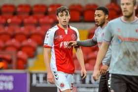 Harrison Holgate has played in all four Fleetwood games since Simon Grayson took charge