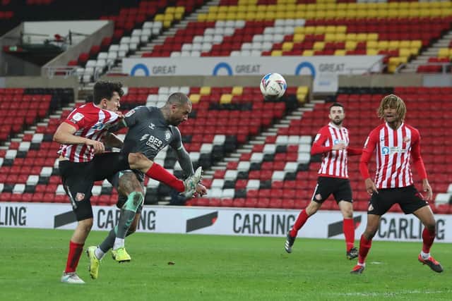 Kyle Vassell leads the attack but Fleetwood didn't manage a shot at Sunderland