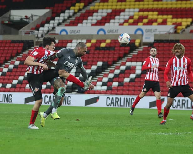 Kyle Vassell leads the attack but Fleetwood didn't manage a shot at Sunderland