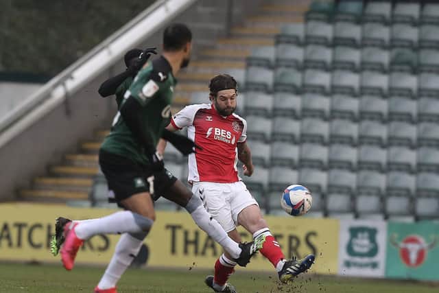 Fleetwood Town hope to have Charlie Mulgrew available this weekend, having contracted coronavirus after the defeat at Plymouth