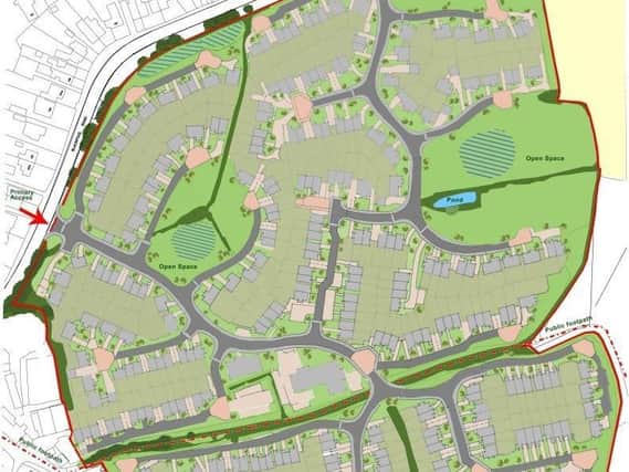 Blackpool Council wants to build 330 homes on land off Blackpool Road, Carleton. The authority owns the land, which falls beyond its borders in Wyre (Picture: Wyre Council/Blackpool Council)
