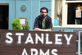 Jake Connolly, manager at Stanley Arms, Preston city centre. Pubs are set to benefit from extra Government support as the country is slowly eased out of lockdown