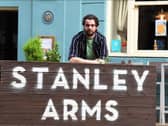 Jake Connolly, manager at Stanley Arms, Preston city centre. Pubs are set to benefit from extra Government support as the country is slowly eased out of lockdown