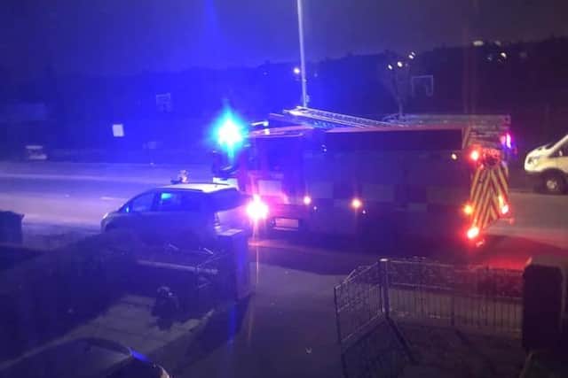 Fleetwood fire crews took to the streets to investigate the mystery burning smell and even knocked on people's doors to ask whether they had spotted any fires from their back windows. Pic: Gemma McDermott