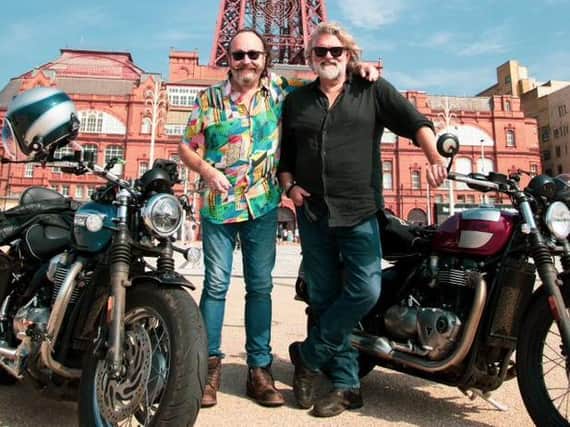 Si King and Dave Myers, the Hairy Bikers are back on UK soil for their latest adventure The Hairy Bikers Go North